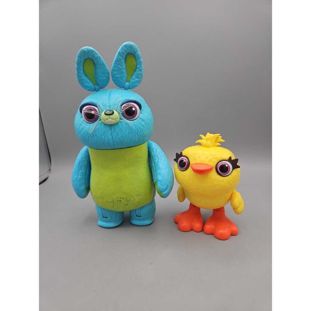 Disney Pixar Toy Story 4 Bunny 9" & Ducky 5" Figures Adjustable Toys 2018